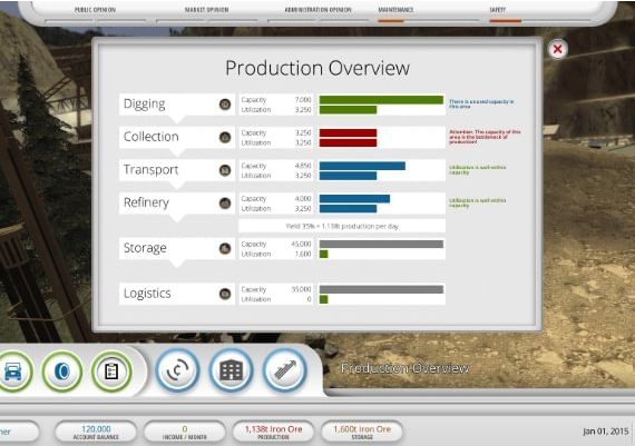 Mining Industry Simulator EN/DE/FR Global Steam Digital Key