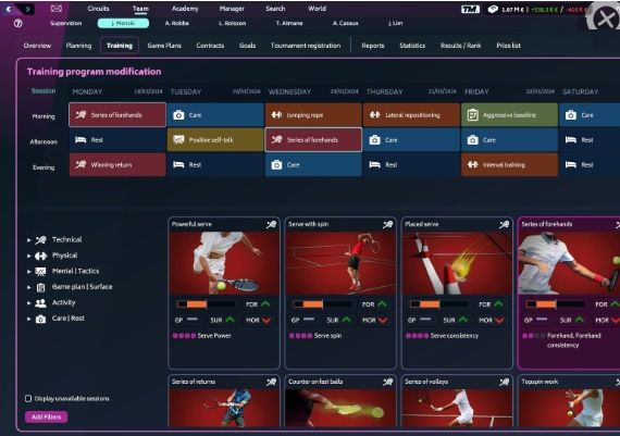 Tennis Manager 2024 EN/DE/FR/IT/ES Global Steam Digital Key