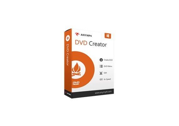 AnyMP4 DVD Creator 1 Year 1 PC EN/DE/FR/PT/ES Global Software License Digital Key