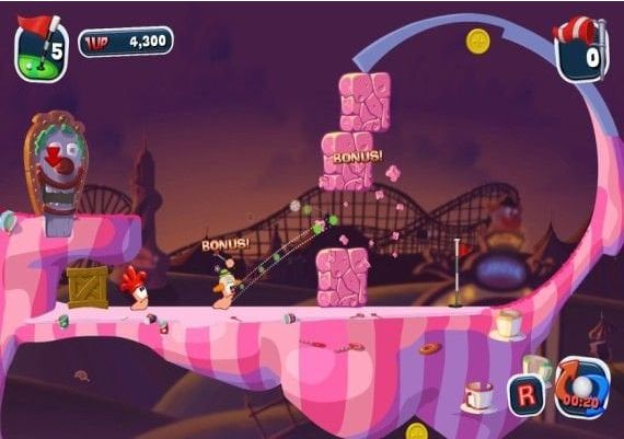 Worms Crazy Golf EN EU Steam Digital Key