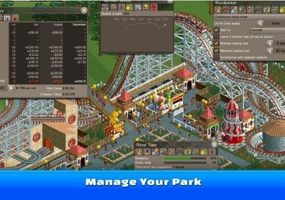 RollerCoaster Tycoon - Classic EN/DE/FR/IT/NL/ES Global Steam Digital Key