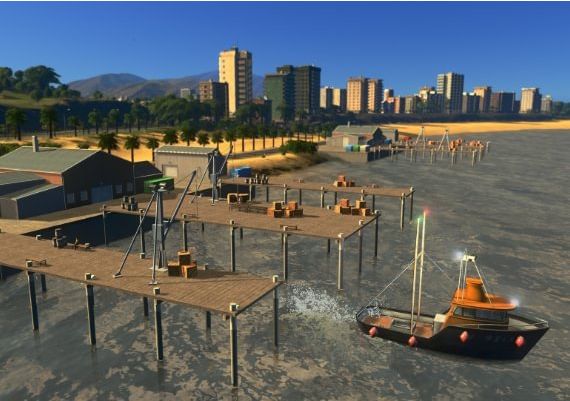 Cities: Skylines - Sunset Harbor DLC Global Steam Digital Key