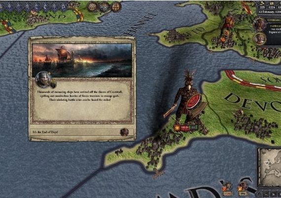 Crusader Kings II: Sunset Invasion DLC EN/DE/FR/ES EU Steam Digital Key