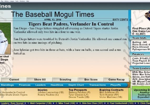 Baseball Mogul 2015 EN Global Steam Digital Key