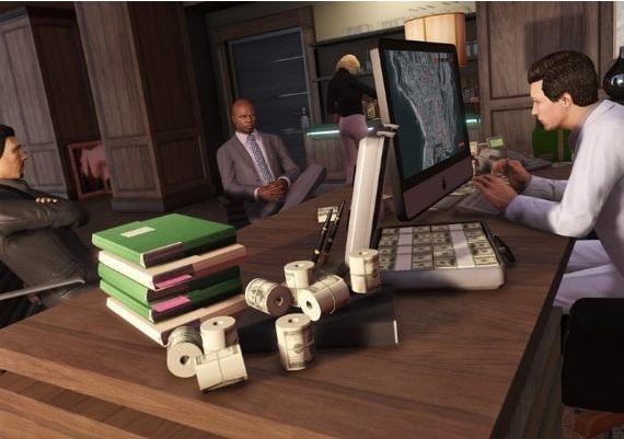 Grand Theft Auto V GTA 5 + Great White Shark Card - Bundle Premium Online Edition EN EU Rockstar Digital Key