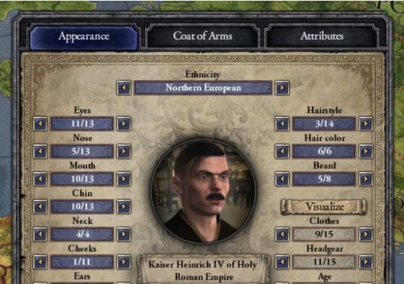 Crusader Kings II: Ruler Designer DLC EN Global Steam Digital Key