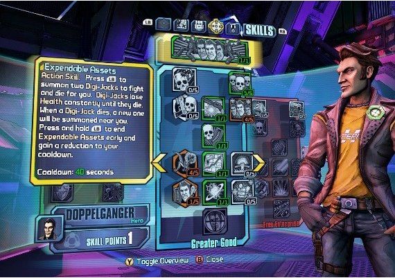 Borderlands: The Pre-Sequel - Handsome Jack Doppelganger Pack DLC EN/DE/FR/IT/JA/RU/ES Global Steam Digital Key