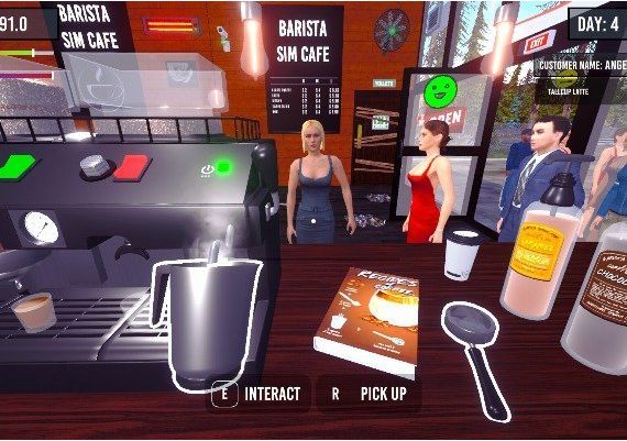 Barista Simulator EN/JA/PT/TR Global Steam Digital Key