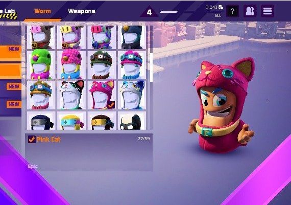 Worms Rumble - Cats & Dogs Double Pack DLC Global Steam Digital Key