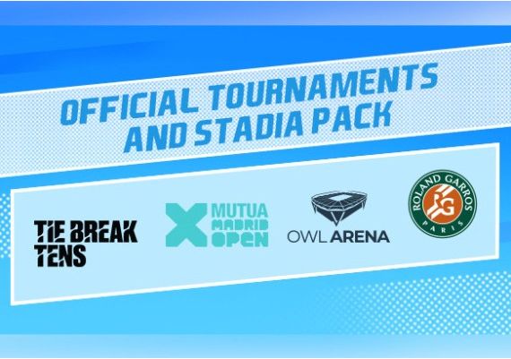 Tennis World Tour 2 - Official Tournaments and Stadia Pack DLC EN Global Steam Digital Key