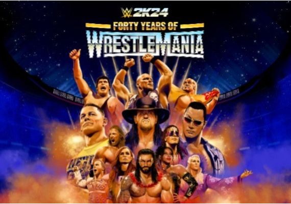 WWE 2K24 Forty Years of WrestleMania Edition EN/DE/FR/IT/ES/AR EU Steam Digital Key