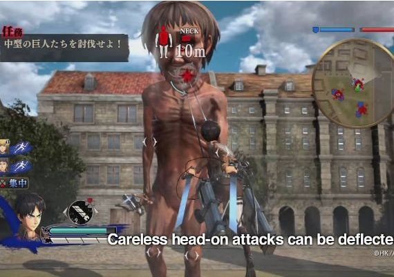 Attack on Titan A.O.T. Wings of Freedom EN/DE/FR/JA/ZH Global Steam Digital Key