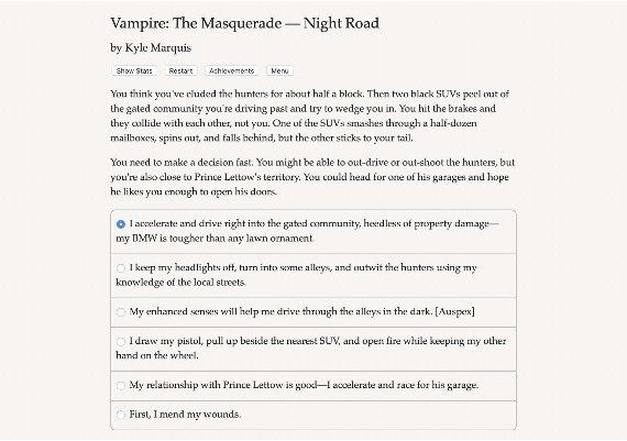 Vampire: The Masquerade - Night Road EN Global Steam Digital Key