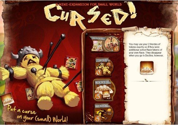Small World: Cursed EN/DE/FR/NL/JA/ES Global Steam Digital Key