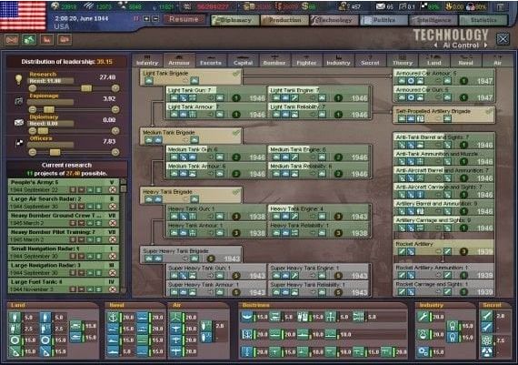 Hearts of Iron III EN/DE/FR/IT Global Steam Digital Key