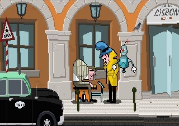 Detective Case and Clown Bot in: Murder in the Hotel Lisbon EN/PT Global Steam Digital Key