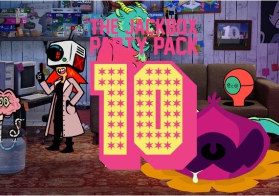 The Jackbox Party Pack 10 EN/DE/FR/IT/ES/MX EU Steam Digital Key