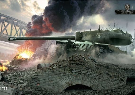 World of Tanks: 1000 Gold + 7 Days Premium EN Global Prepaid Digital Key