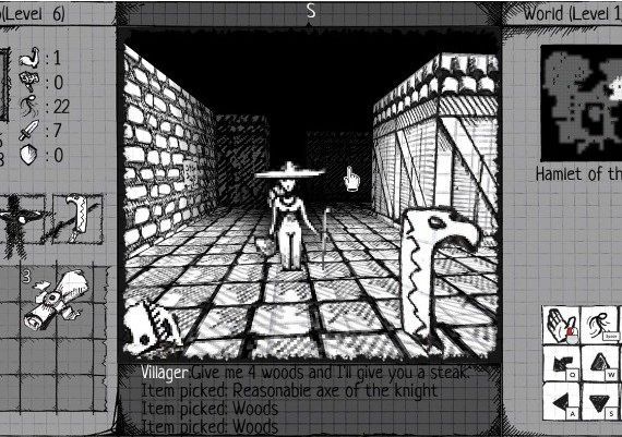 Drawngeon: Dungeons of Ink and Paper EN EU Xbox One/Series Digital Key