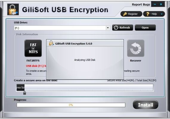 Gilisoft USB Encryption EN Global Software License Digital Key
