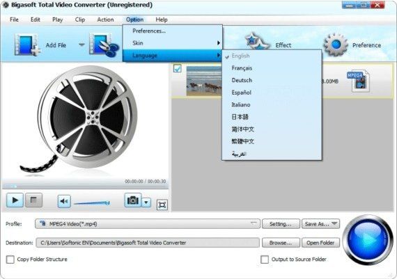 Bigasoft Total Video Converter Global Software License Digital Key