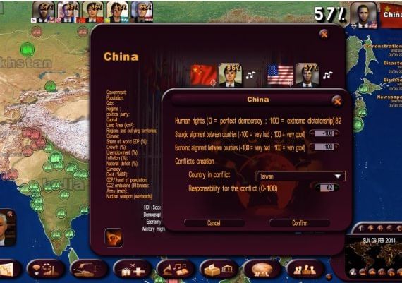 Masters of the World: Geopolitical Simulator 3 EN/DE/FR/IT/RU/ZH/ES Global Steam Digital Key