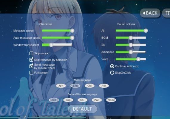 School of Talent: SUZU-ROUTE EN/JA/PT/ZH Global Steam Digital Key