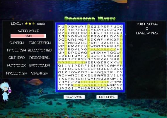 Professor Watts Word Search: Into The Ocean EN Global Steam Digital Key