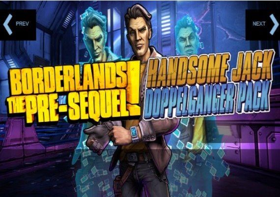 Borderlands: The Pre-Sequel - Handsome Jack Doppelganger Pack DLC EN/DE/FR/IT/JA/RU/ES Global Steam Digital Key