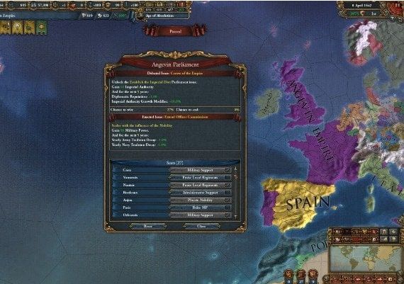 Europa Universalis IV: Domination DLC EN/DE/FR/ES EU Steam Digital Key