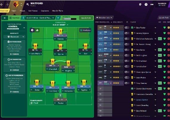 Football Manager Touch 2021 EU Nintendo Switch Digital Key