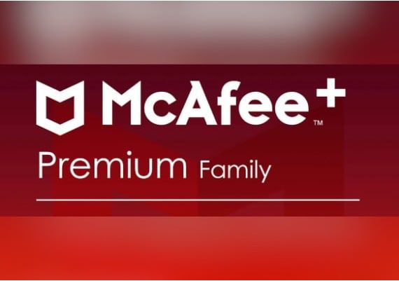 McAfee+ Premium Family 1 Year Unlimited Dev EN Global Software License Digital Key