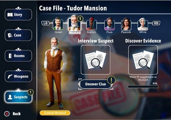 Clue/Cluedo Black Adder Edition EN Colombia Xbox One/Series Digital Key
