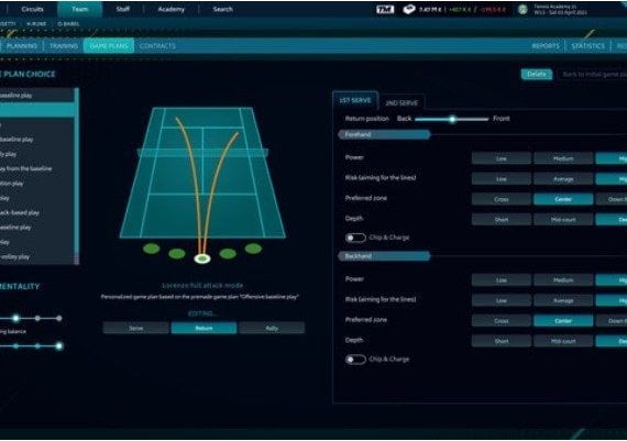 Tennis Manager 2021 EN/DE/FR/IT/ES EU Steam Digital Key