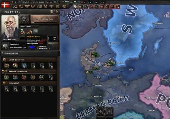 Hearts of Iron IV: Arms Against Tyranny DLC EN/DE/FR/PL/PT/RU/ES ROW Steam Digital Key