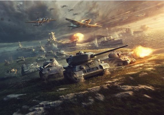 World of Tanks: 1000 Gold + 7 Days Premium EN Global Prepaid Digital Key