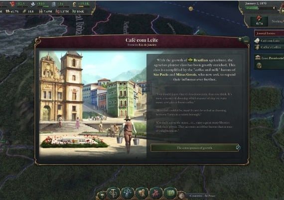 Victoria 3: Colossus of the South DLC ROW Steam Digital Key