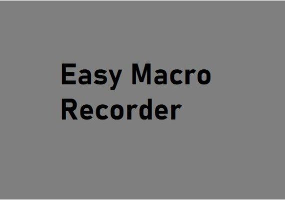 Easy Macro Recorder EN Global Software License Digital Key