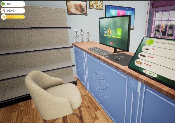 Bakery Shop Simulator EN/DE/FR/IT/PL/PT/ES/TR Global Steam Digital Key