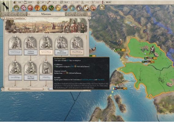 Imperator: Rome - Epirus Content Pack DLC EN/DE/FR/RU/ZH/ES Global Steam Digital Key