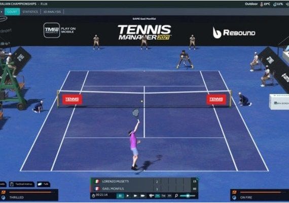 Tennis Manager 2021 EN/DE/FR/IT/ES EU Steam Digital Key