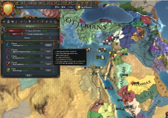Europa Universalis IV - Cradle of Civilization Collection DLC EN/DE/FR/ES EU Steam Digital Key