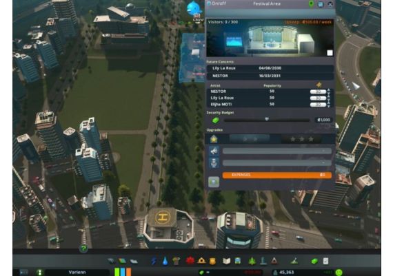 Cities: Skylines - Concerts DLC EN/DE/FR/IT/PL Global Steam Digital Key