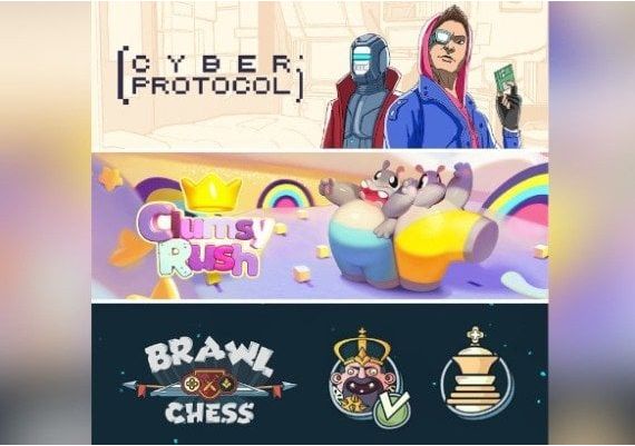 Clumsy Rush + Cyber Protocol + Brawl Chess - Bundle EN EU Xbox One/Series Digital Key