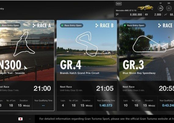 Gran Turismo Sport - 2 500 000 In-Game Credit DLC EU PS4 Digital Key