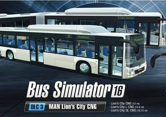 Bus Simulator 16 - MAN Lion's City CNG DLC Global Steam Digital Key