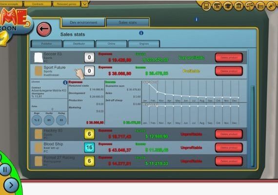 Game Tycoon 2 EN/DE/FR/IT/ES Global Steam Digital Key