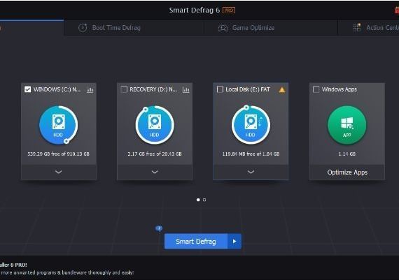 IObit Smart Defrag 6 Pro EN Global Software License Digital Key