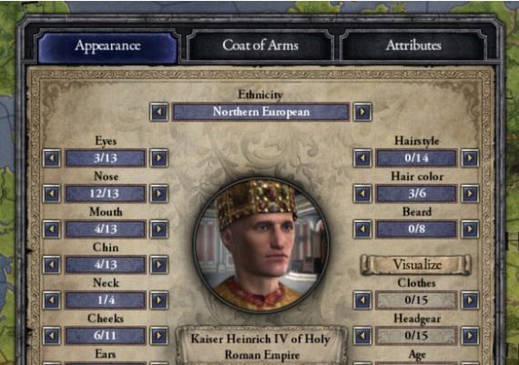 Crusader Kings II: Ruler Designer DLC EN Global Steam Digital Key