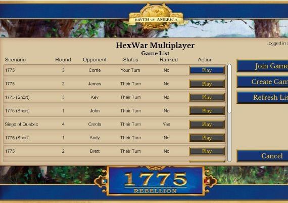 1775: Rebellion EN Global Steam Digital Key